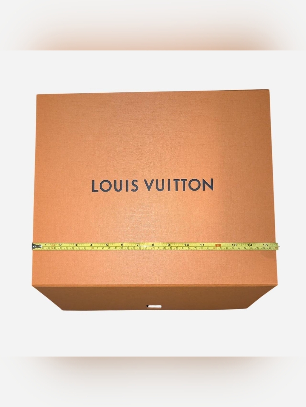 Louis Vuitton Orange Signature LG Box And Gift Bag " Never Assembled"